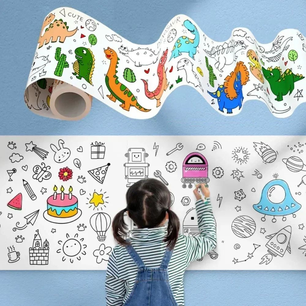 PROMOCION 2X1 ROLLO INFINITO PARA COLOREAR X5 METROS 🎨